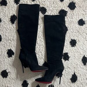 Cesare Paciotti size 37 Elegant Black Knee-High Women's Boots